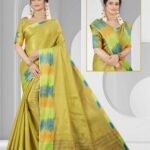 NAVYA TISSUE SAREE ( RAINBOW TISSUE SAREE ) - 5998 - [Apple Green]