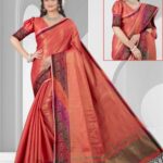 NAVYA TISSUE SAREE ( RAINBOW TISSUE SAREE ) - 5999 - [Maroon]