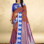 SARADHA SOFT SILK SAREE - 9242 - GRAPE COLOR - [Wine]
