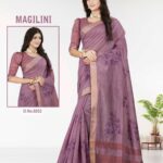 Silk Cotton Saree Mauve
