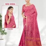 Soft Cotton Saree pink