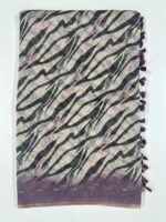 Tusser Silk - Purple X Black SKU6106-7