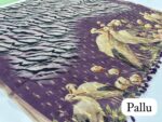 Tusser Silk - Purple X Black SKU6106-7 - Image 2