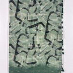 Tusser Silk -Teal X Black SKU6106-10