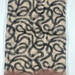 Tusser Silk Light Pink X Black SKU6106-11