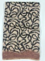 Tusser Silk Light Pink X Black SKU6106-11