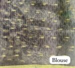 Tusser Silk Light Pink X Black SKU6106-11 - Image 3