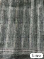 Tussar Saree- Chikku SKU6063-4 - Image 3