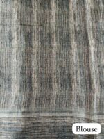 Tussar Saree- Chikku SKU6063-2 - Image 3