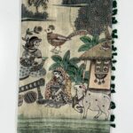 Tussar Saree- Chikku SKU6063-5
