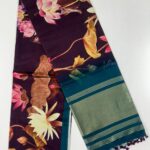 Tusser Silk Meganta X T Blue SKU6113