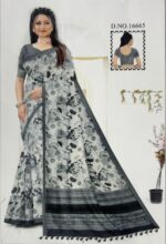 Semi Jute Saree - Image 4